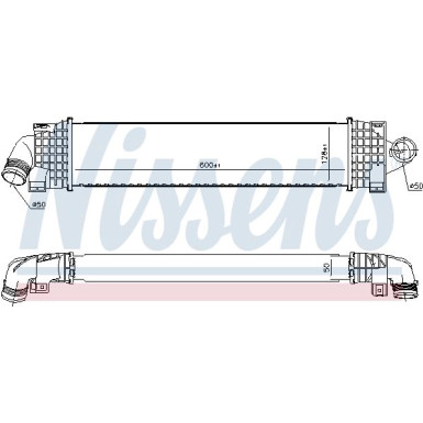 Ladeluftkühler PKW | FORD Focus II 04 | 96689