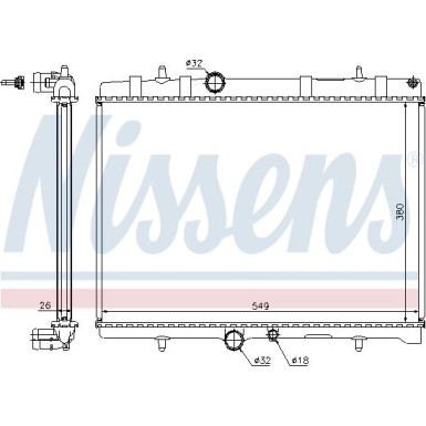 Wasserkühler PKW | PEUGEOT 307 01-04 | 63689A