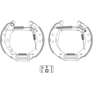 Satz Bremsbacken Renault Laguna | 84048006