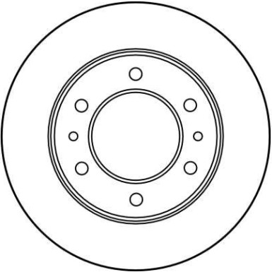 Bremsscheibe Toyota P. Landcruiser -90 | DF1920