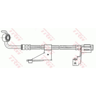 TRW Bremsschlauch | PHD363