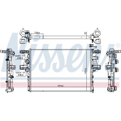 Wasserkühler PKW | Iveco Daily 12 | 61988