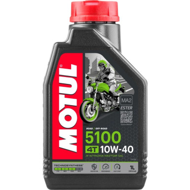 Motul 5100 Road / Off Road 4T MA2 10W-40 1 Liter | 104066