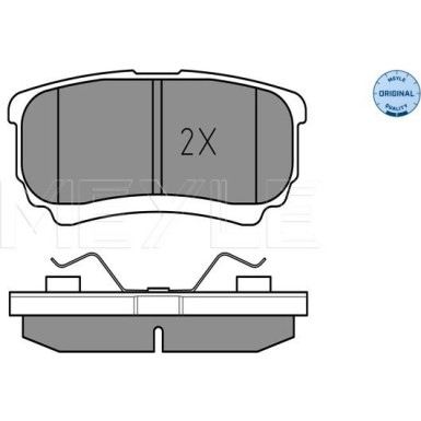 Bremsbelagsatz Mitsubishi T. Outlander 03-/Lancer 08- Mit Sensor | 025 240 1416/W