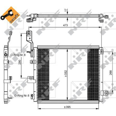 Kondensator, Klimaanlage | 350047