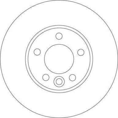 Bremsscheibe Vw P. T5 03 | DF4308S