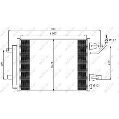 Kondensator, Klimaanlage | 350073