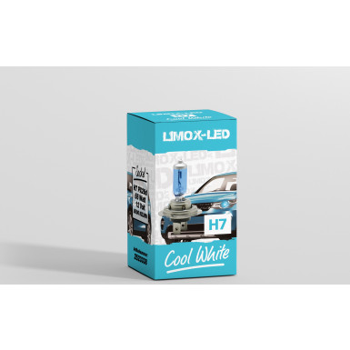 LIMOX H7 PX26d Cool White 55 Watt 8500 Kelvin