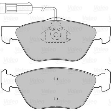 VALEO Bremsbeläge | 598065