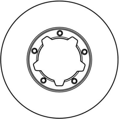 Bremsscheibe Nissan P. Trade 2.3D/3.0 01/94-10/01 | DF2001