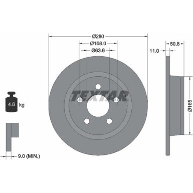 Bremsscheibe | 92326403