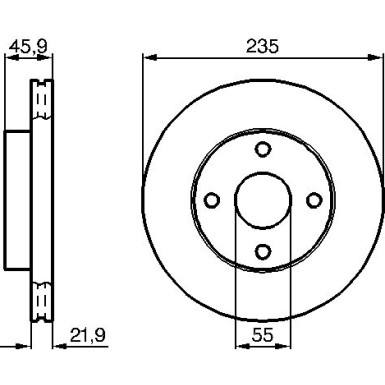 Bremsscheibe VA | MAZDA 323 98 | 0 986 478 787