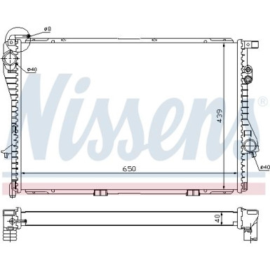 Wasserkühler PKW | BMW E39 | 60752A