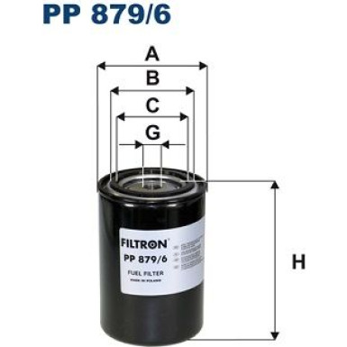 FILTRON Kraftstofffilter | PP 879/6