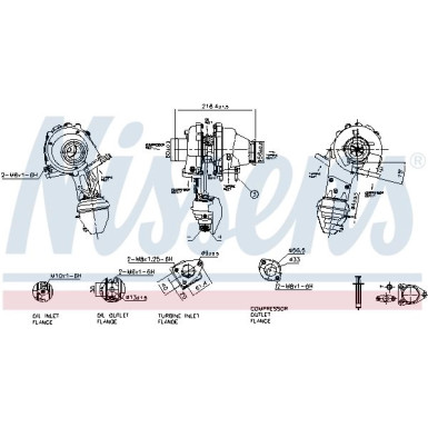 Nissens Turbo | OPEL Astra,SAAB 08 | 93416