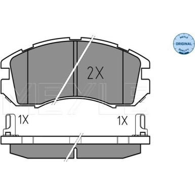 Bremsbelagsatz Subaru P. Impreza/Legacy 89-00 Mit Sensor | 025 214 9517/W