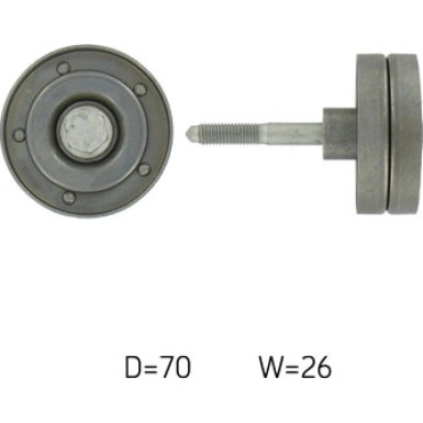 Spannrolle Nebentrieb | SEAT,VW | VKM 31098