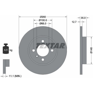 Bremsscheibe Bmw P. E30 82-91 | 92026400