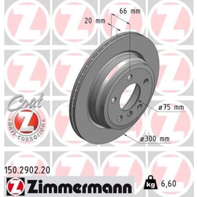 ZIMMERMANN Bremsscheibe | 150.2902.20