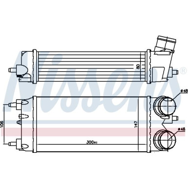 Ladeluftkühler PKW | FORD FIESTA 08 | 96553