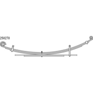 Federpaket - Federung/Dämpfung Toyota T. Hilux 88-05 (4+2) (559/741mm) | 10.250.270.00