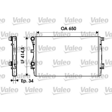 VALEO Motorkühler | 732872