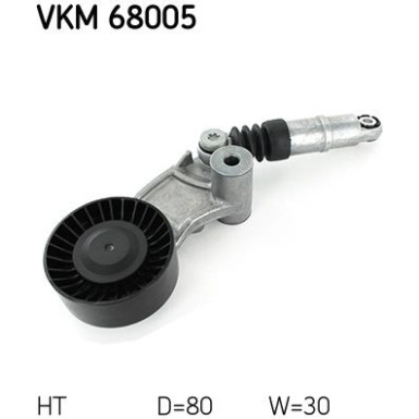 Multi-V-Spannrolle | SUBARU Forester,Legacy 03 | VKM 68005