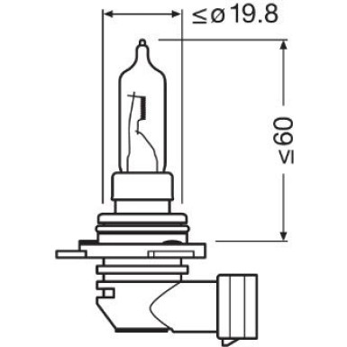 HIR2 Osram | 12V 55W PX20d | Original | 9012