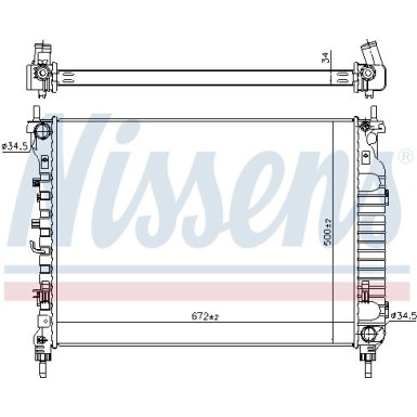 Wasserkühler PKW | Opel Antara 06 | 606255