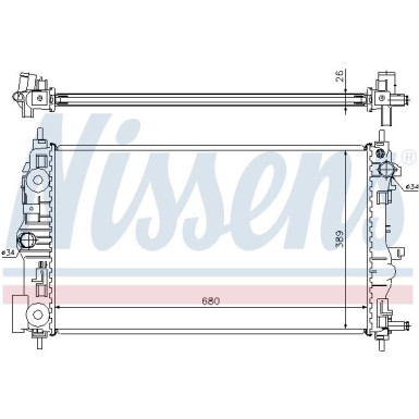 Wasserkühler PKW | CHEVROLET Cruze 09- 2.0 CDI | 61676