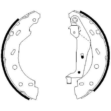 Bremsbacken | SMART Fortwo | 0 986 487 600