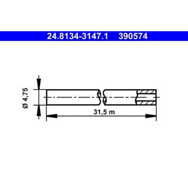 Bremsleitung | 24.8134-3147.1