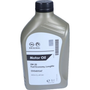 Original GM Genuine Opel 0W-20 FS LL Dexos D Longlife Motoröl 1 Liter | 95528693