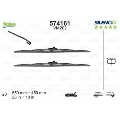 Valeo Silencio Performance | Renault AVANTIME (11/01>05/03) | 574161