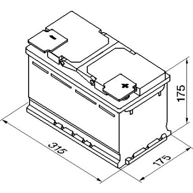 S5 010 BOSCH | PKW-Batterie | 12V 85Ah 800A | 0 092 S50 100