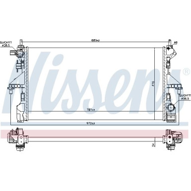 Wasserkühler PKW | Citroen Jumper 06 | 606169