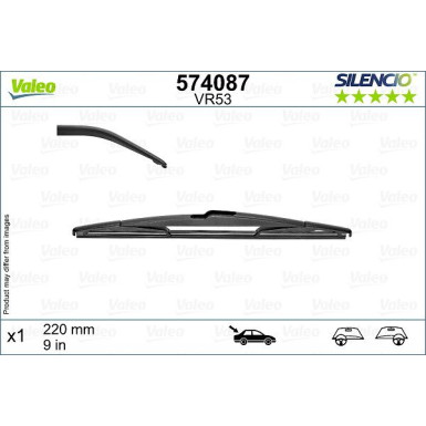 VALEO Silencio Wiper Rear L+RHD | Wischer | 574087