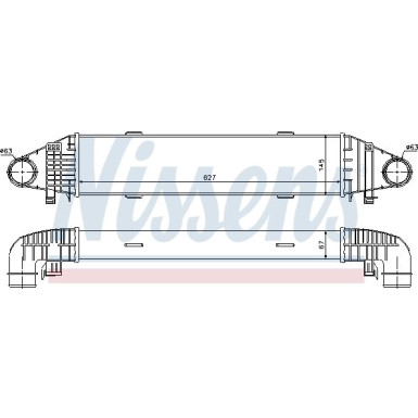 Ladeluftkühler PKW | MERCEDES C-Klasse 250-350 D 07 | 96597