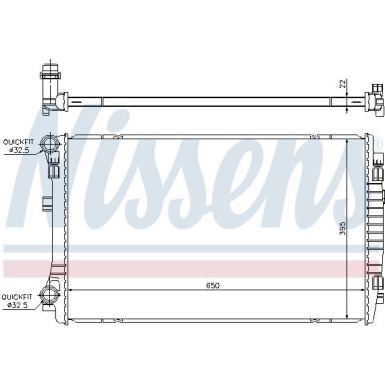 Wasserkühler PKW | VW GOLF VII 1.4 TSI 12 | 65303