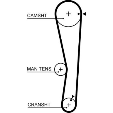 Zahnriemensatz | MITSUBISHI Colt, Lancer 98 | K015535XS