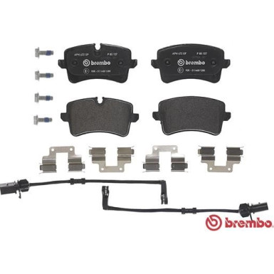 BREMBO Bremsklötze HA | AUDI A4, A8 09 | P 85 157