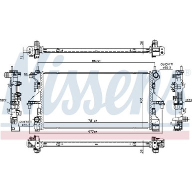 Wasserkühler PKW | Citroen Jumper 06 | 606554