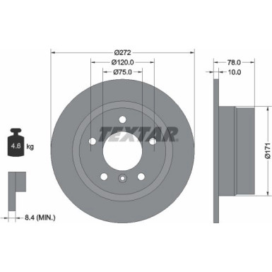 Bremsscheibe Bmw T. E36 94-00 | 92072303