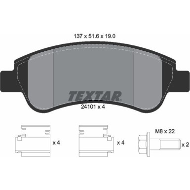 Bremsbelagsatz Kia T. Magentis 2.0-2.7 05 | 2354306