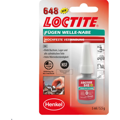 LOCTITE 648 5ml Blister | Fügen Welle-Nabe hochfest | 1804041