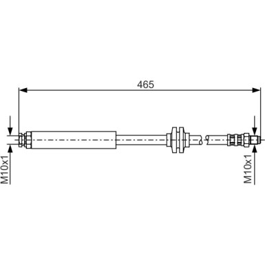 Bremsschlauch | FIAT Panda | 1987476079