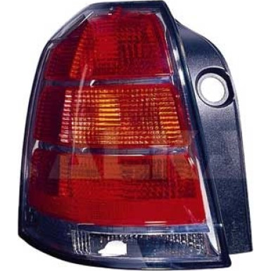 Heckleuchte L O K-PLATTE ROT/WEISS | OPEL ZAFIRA B 7,05-2,08 | 4699,658,1