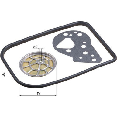 MAHLE Hydraulikfilter, Automatikgetriebe | HX 82D