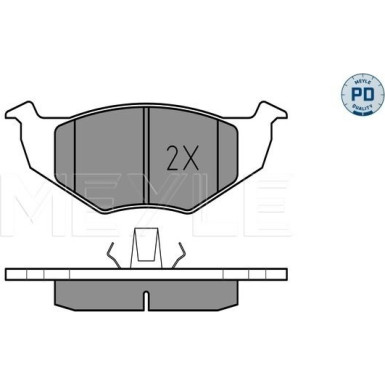 Bremsbelagsatz Vw P. Golf/Polo/Vento 91-01 | 025 218 6619/PD