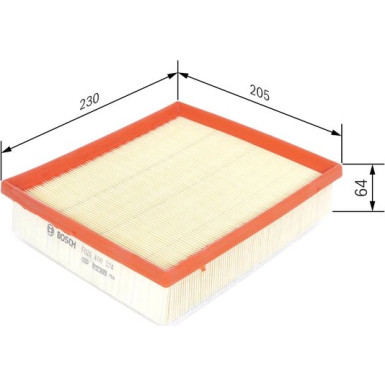 Luftfilter | BMW 1,2,3,4 Serie | F 026 400 374